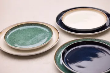 Bitz tallerken gastro Ø27 cm - Hvit-mørk blå - Bitz