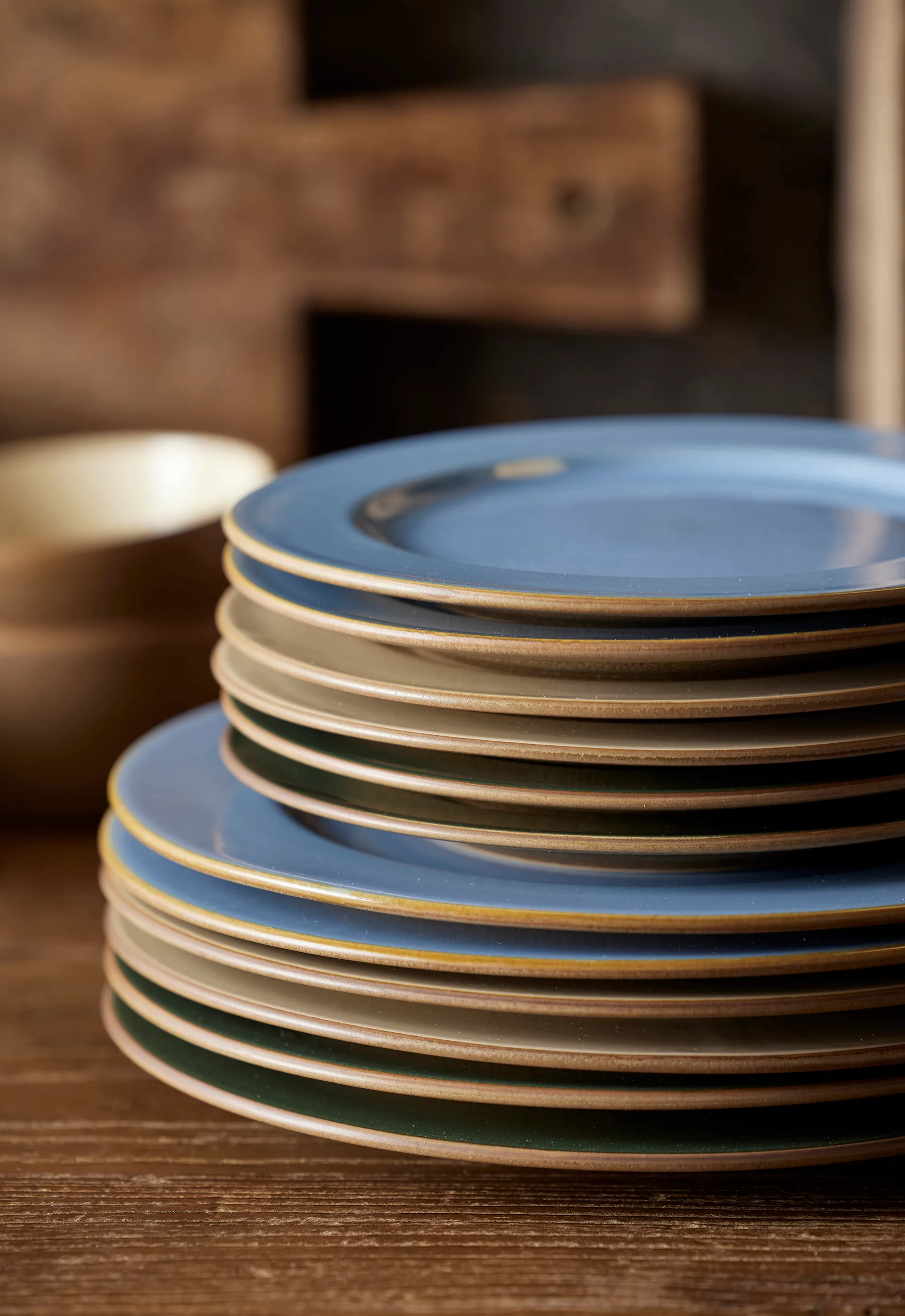 Bitz Wood desserttallerken Ø 22 cm, Wood-sand Bitz