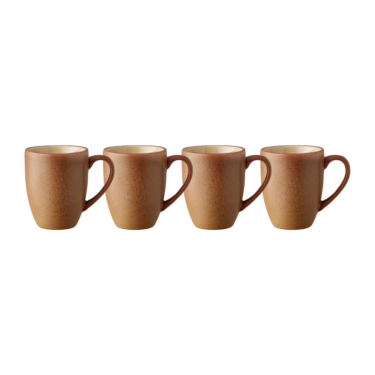Krus med håndtak 30 cl 4-pack, wood/sand