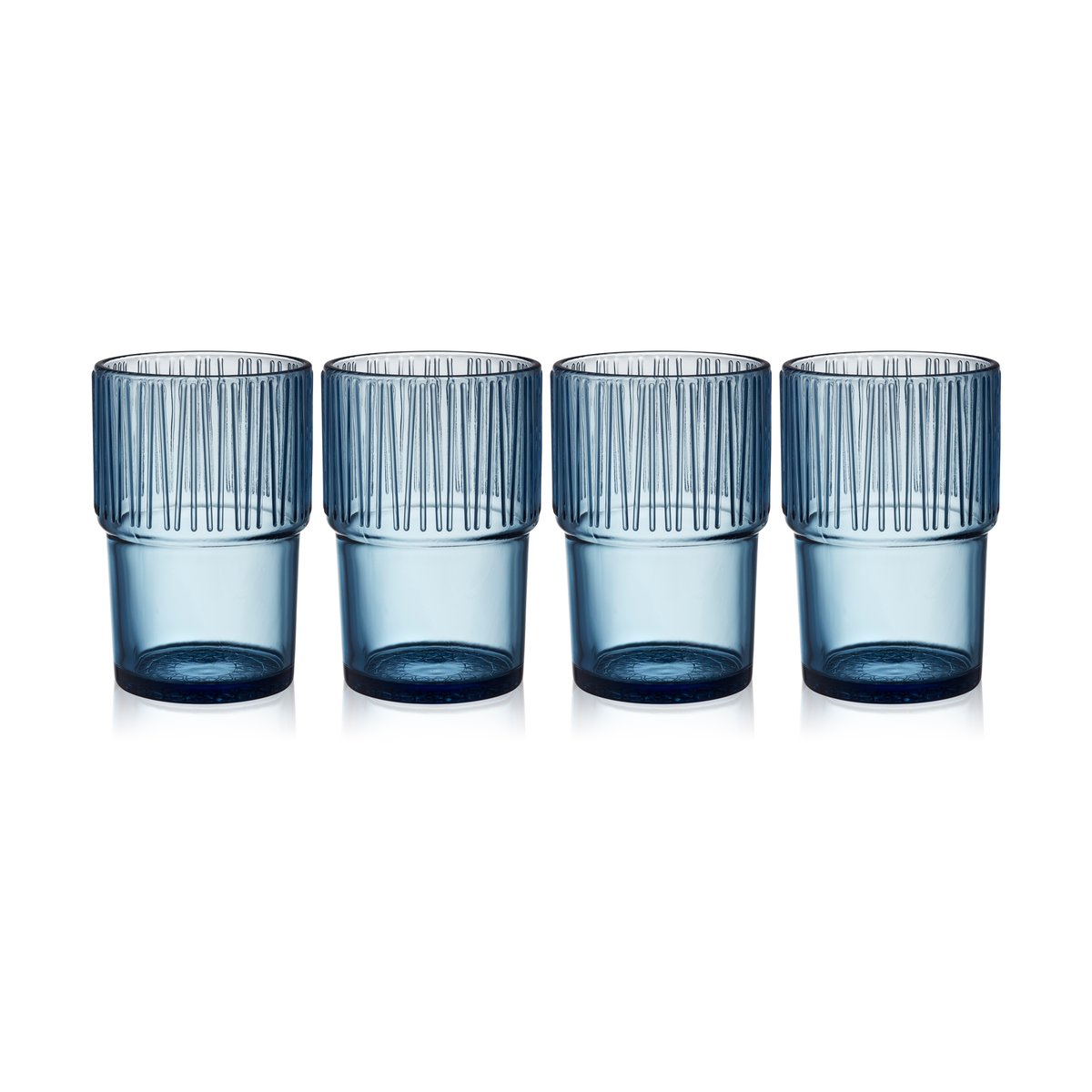 Bitz - Kusintha kaffeglass 38 cl 4 stk blå