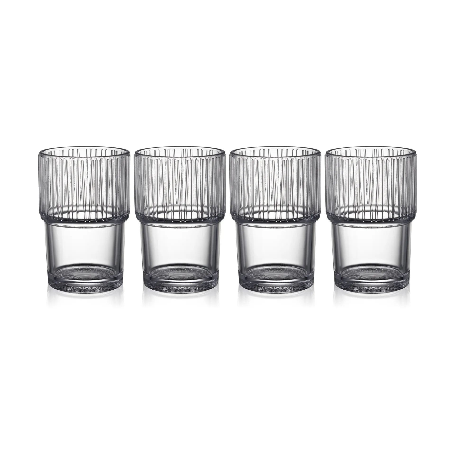 Kusintha caféglass 38 cl 4-stk., Clear Bitz