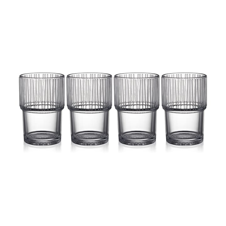 Kusintha caféglass 38 cl 4-stk. - Clear - Bitz