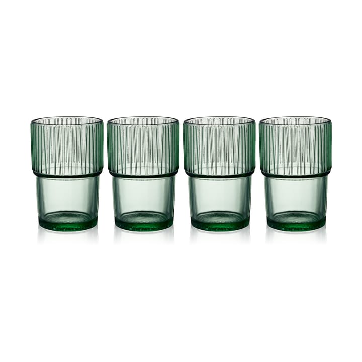 Kusintha caféglass 38 cl 4-stk. - Green - Bitz