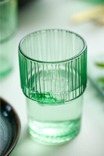 Kusintha caféglass 38 cl 4-stk. - Green - Bitz