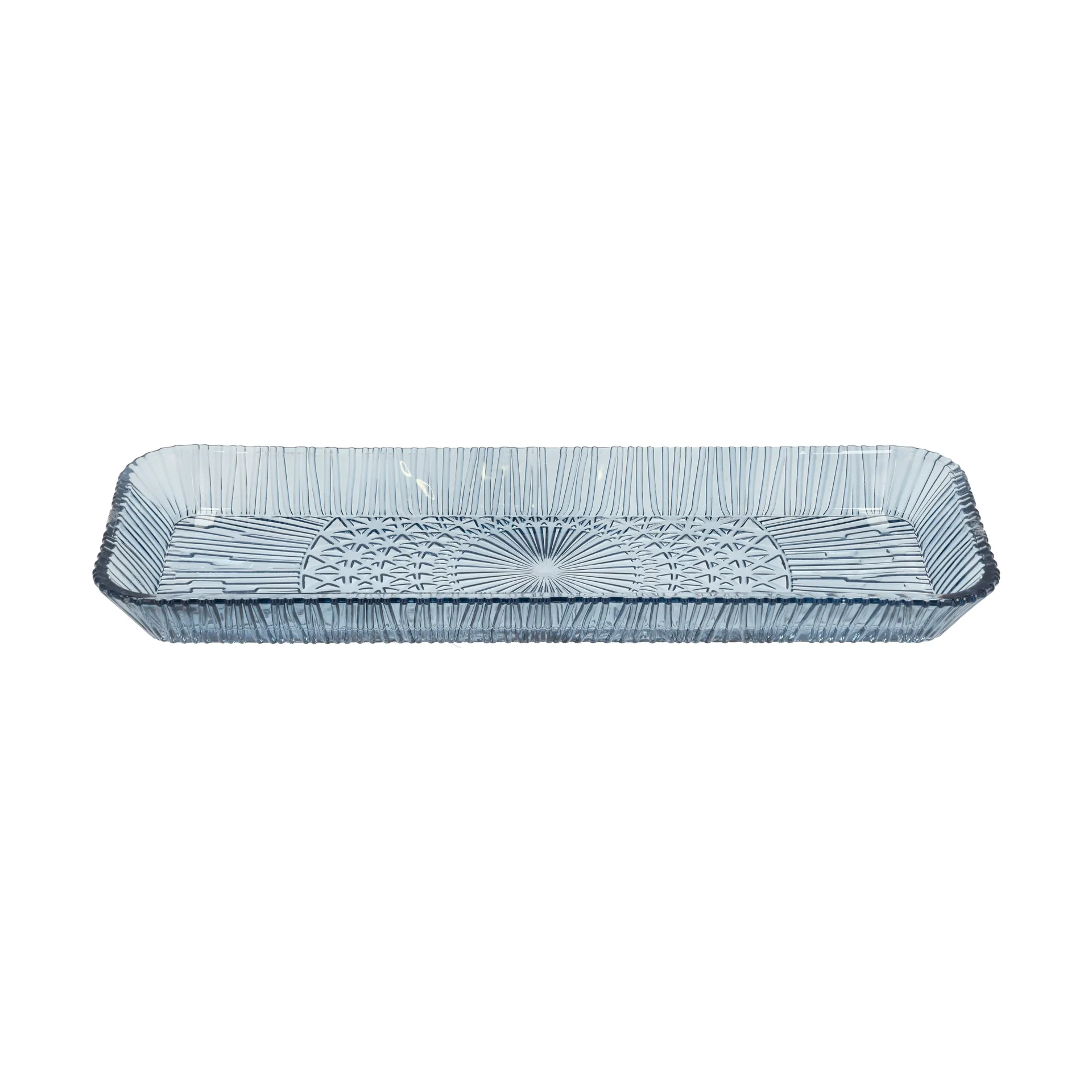 Kusintha serveringsfat rektangulært 14x38 cm, Blue Bitz