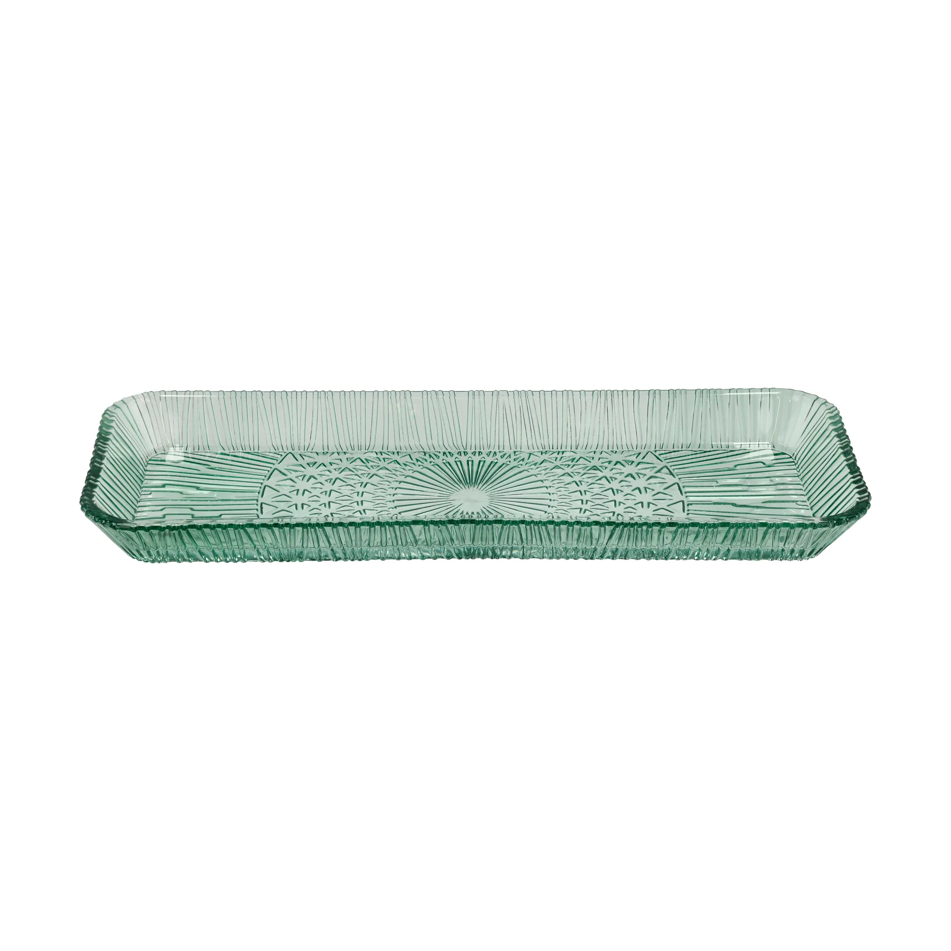 Kusintha serveringsfat rektangulært 14x38 cm, Green Bitz