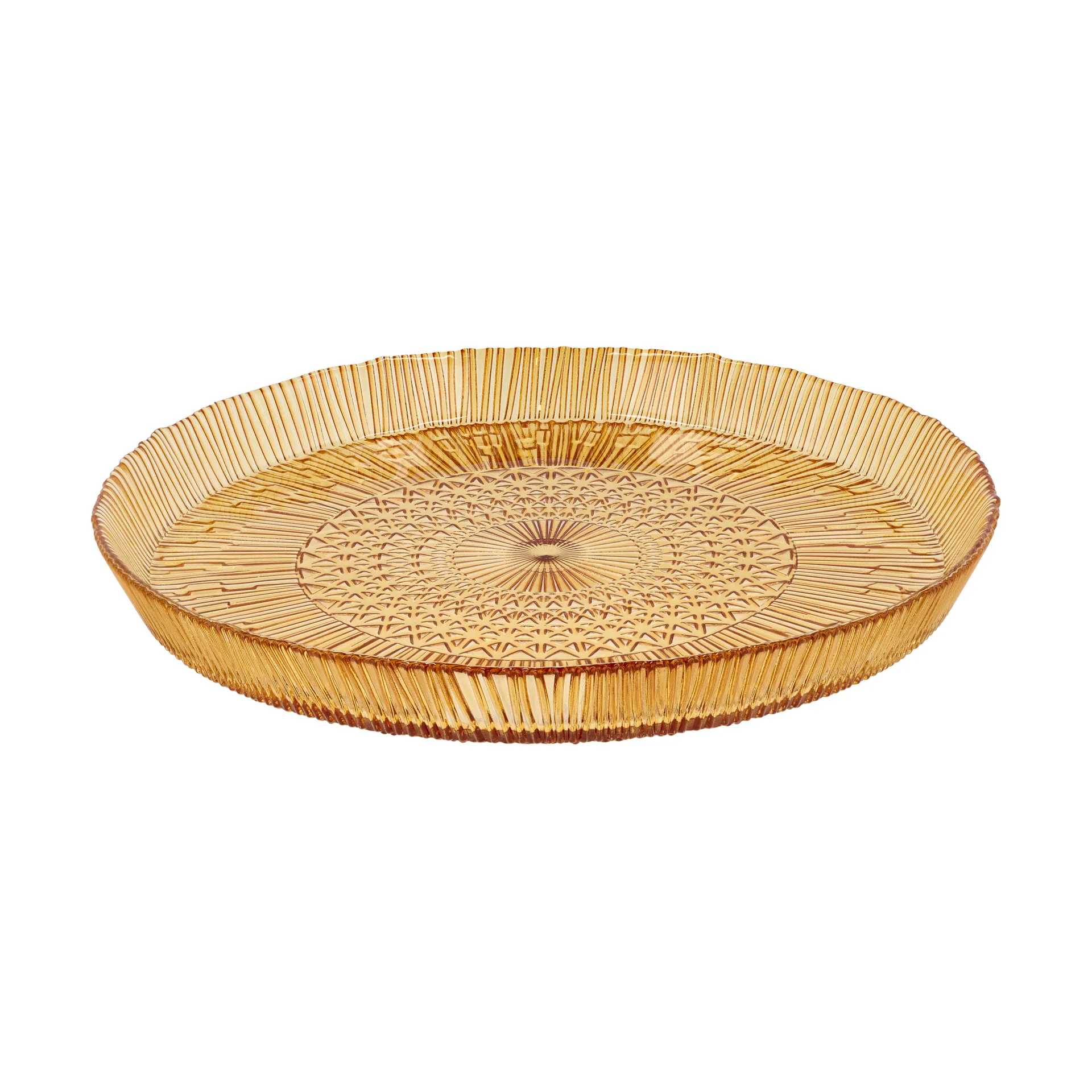 Kusintha serveringsfat rund Ø30 cm, Amber Bitz