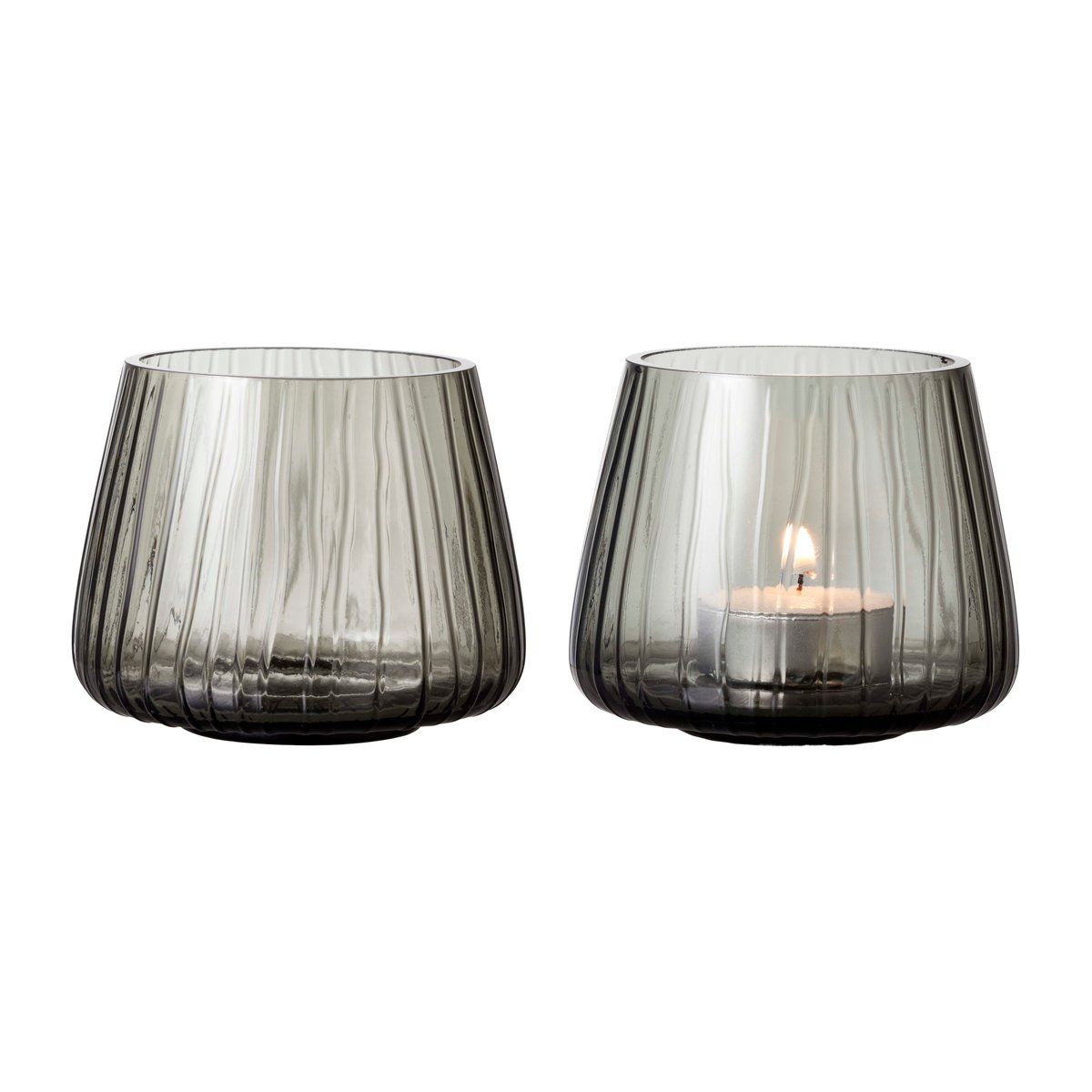 Bitz Kusintha telysestake 7,5 cm 2-pakning Smoke