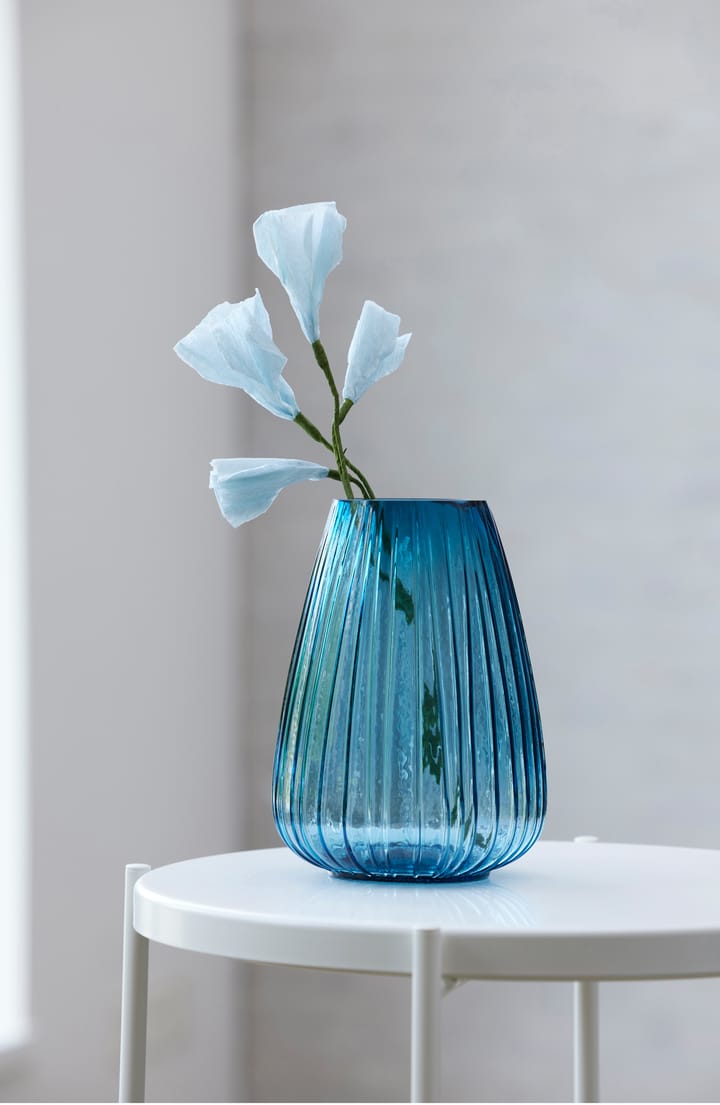 Kusintha vase 22 cm, Blå Bitz