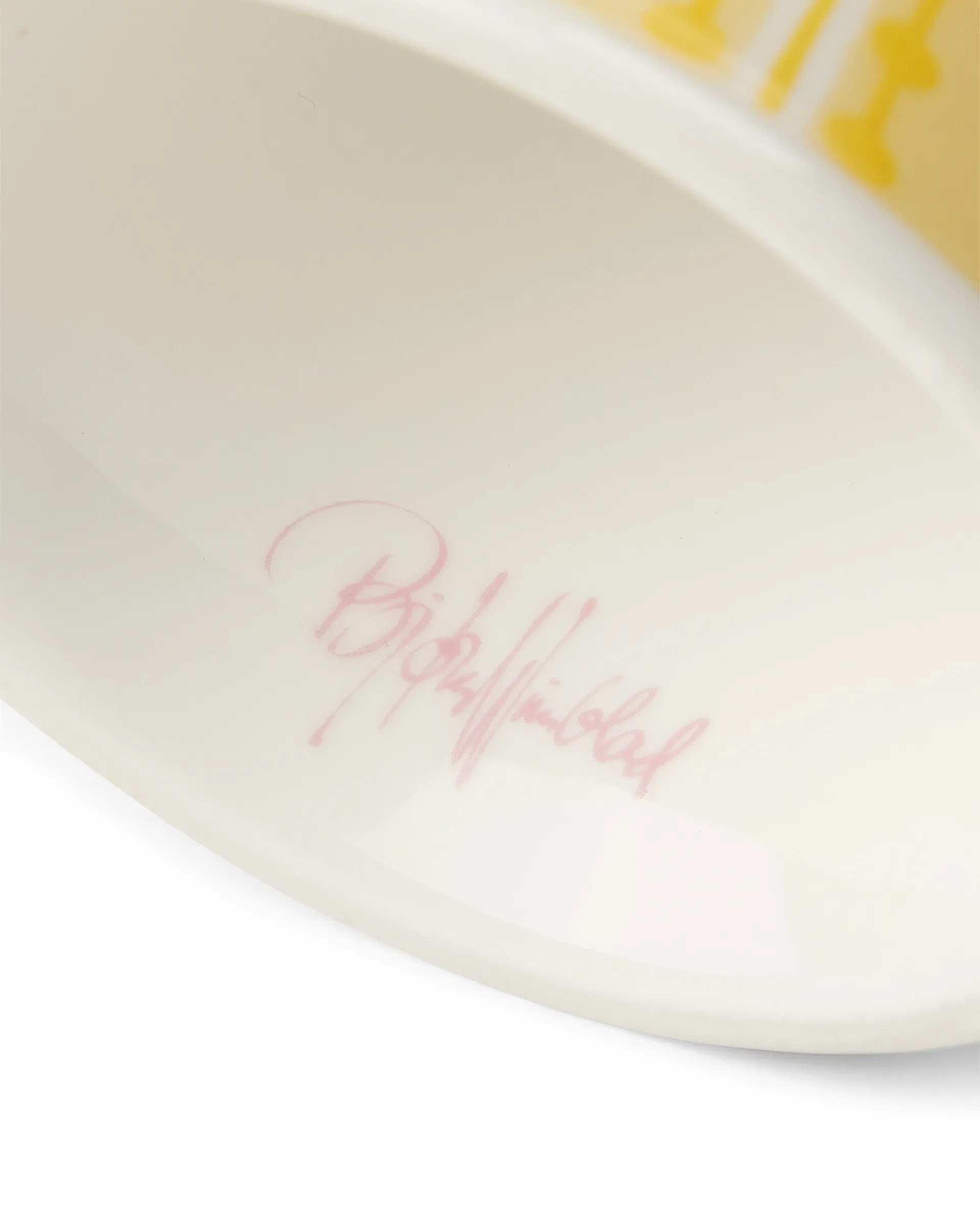 Eva krukke på fot Ø 15,5 cm, Rosa Bjørn Wiinblad