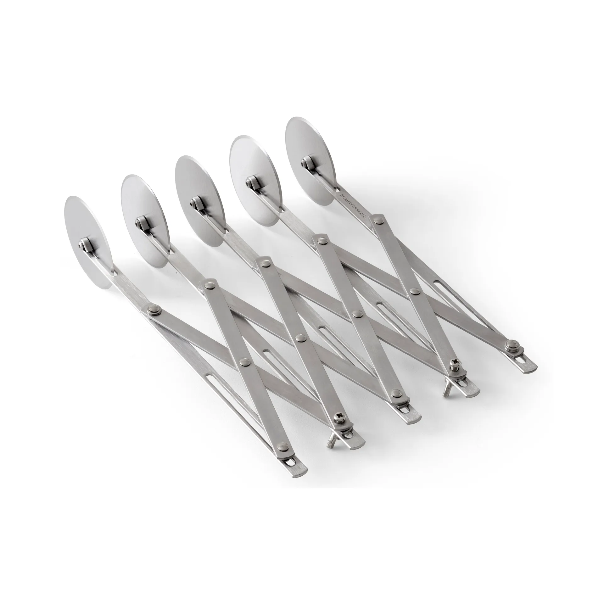 Blomsterbergs deigskrape med 5 hjul, Stål Blomsterbergs