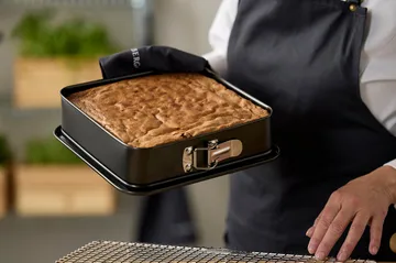 Blomsterbergs kvadratisk springform 24x24x6 cm. - Rustfritt stål - Blomsterbergs