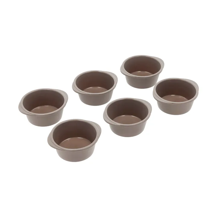 Blomsterbergs muffins spiralform - Latte, 6-pakning - Blomsterbergs