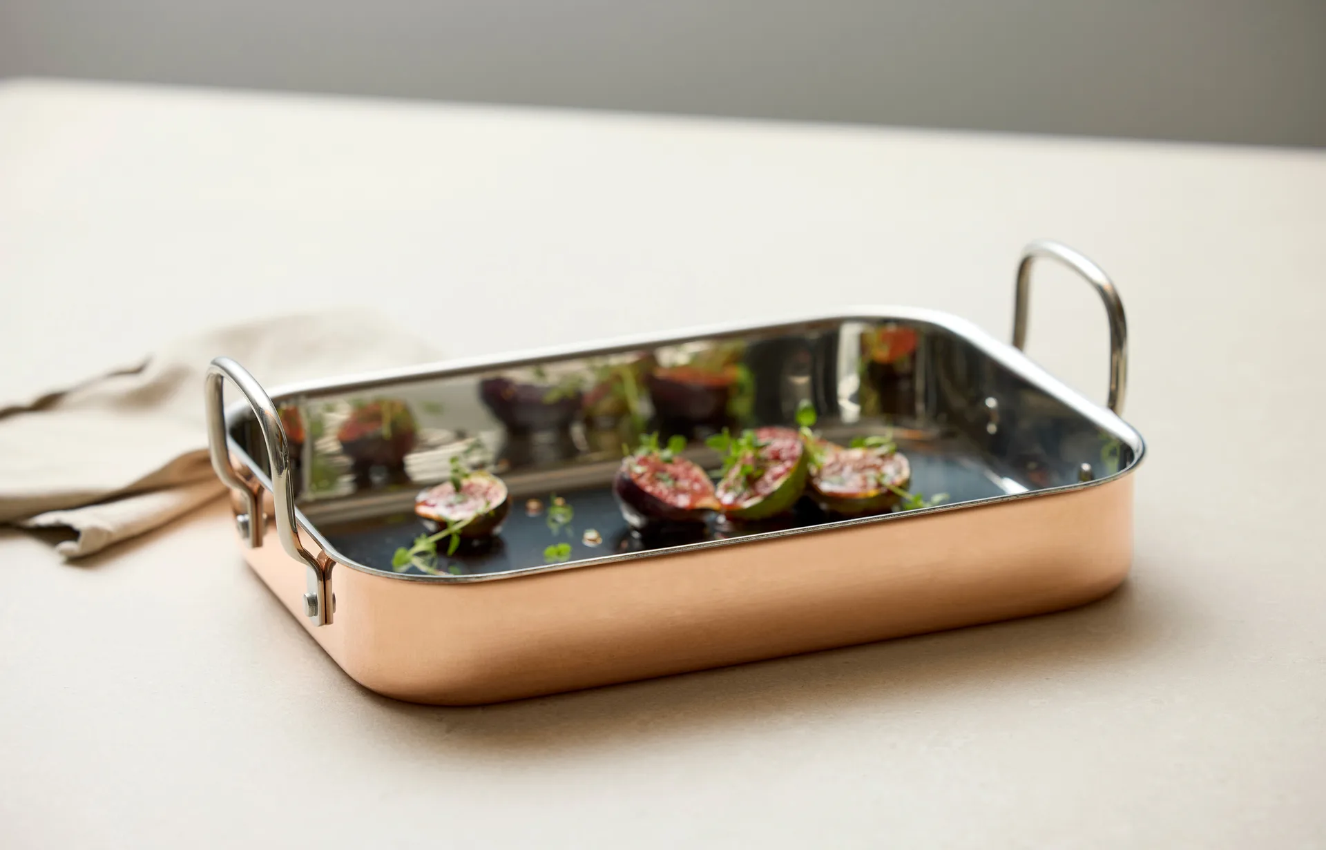 Blomsterbergs ovnform 35x25,5x6,3 cm, Kopper Blomsterbergs