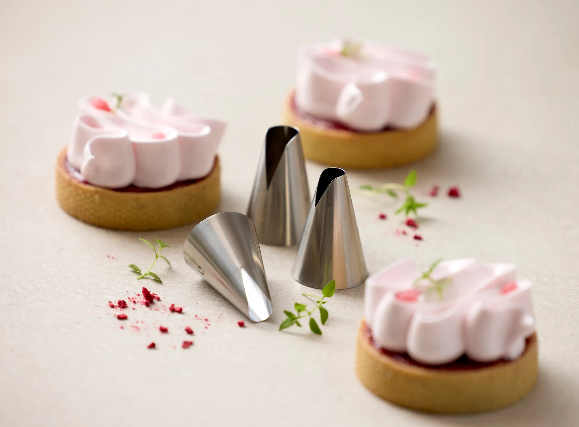 Blomsterbergs saint honoré tylsett 3-deler, Stål Blomsterbergs