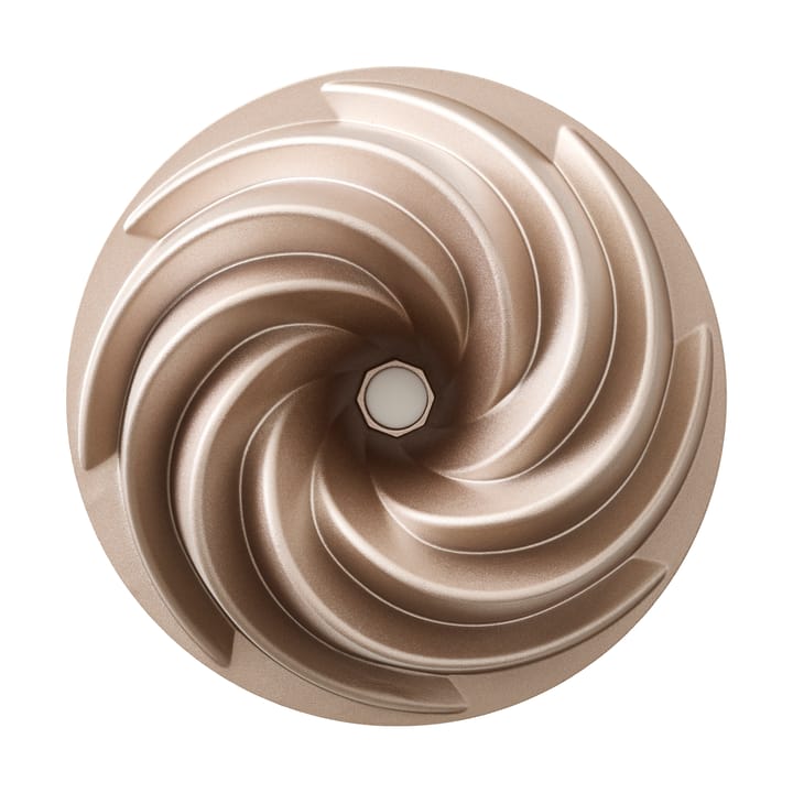 Blomsterbergs sukkerkakeform swirl 24x9 cm, Rose gold Blomsterbergs