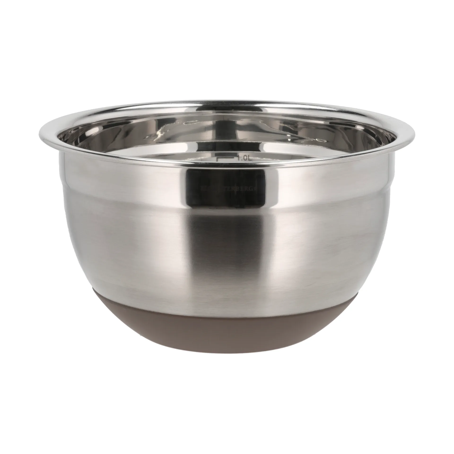 Miksebolle med silikonbunn latte, 1,5 liter Blomsterbergs