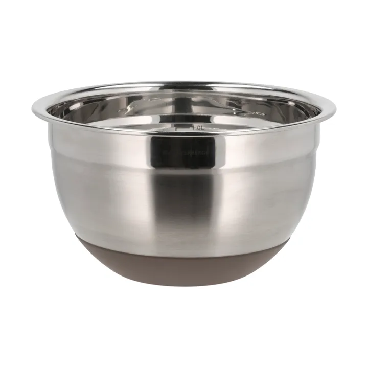 Miksebolle med silikonbunn latte - 1,5 liter - Blomsterbergs