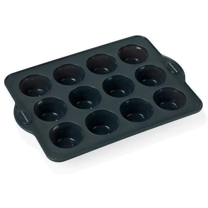 Muffinsform silikon 12 stk - Grå - Blomsterbergs