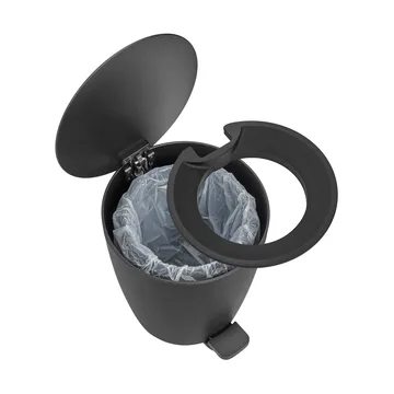 Ava pedalbøtte - Black, 3 l - blomus