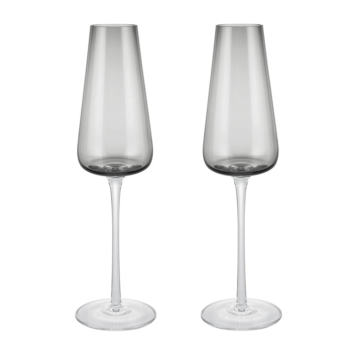 blomus Belo champagneglass 20 cl 2-pakning Smoke