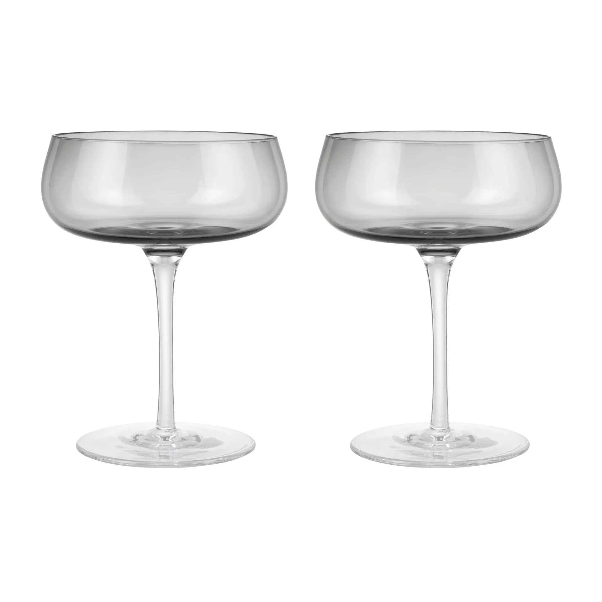 Belo champagneglass coupe 20 cl 2-pakning, Smoke blomus