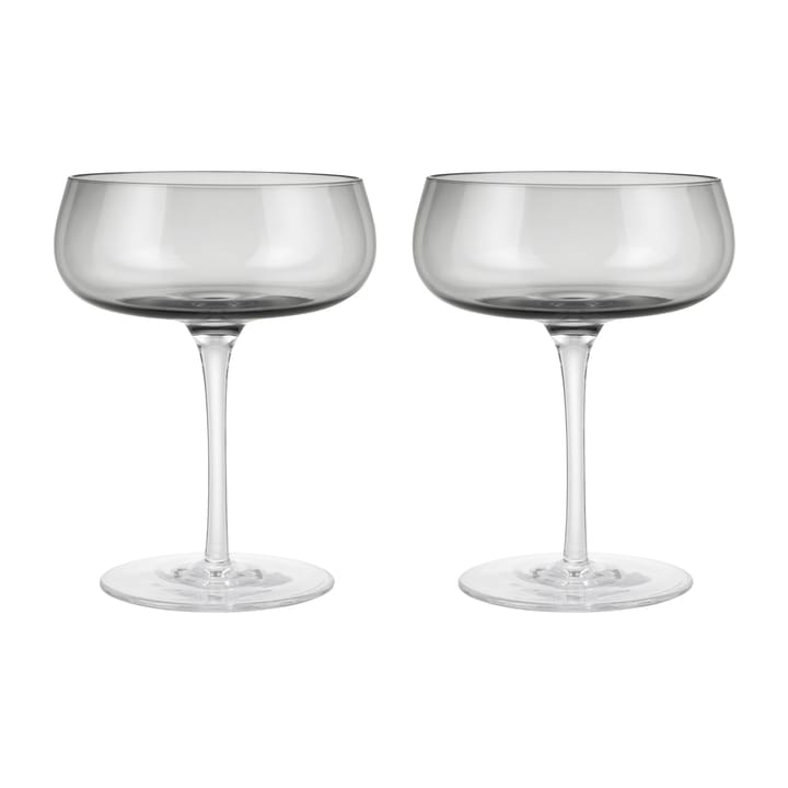 Belo champagneglass coupe 20 cl 2-pakning, Smoke blomus