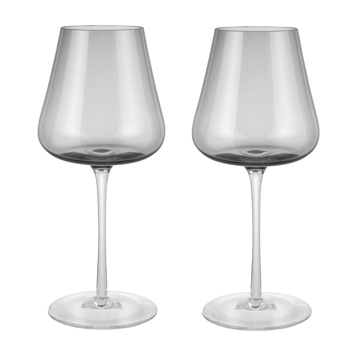 blomus Belo hvitvinsglass 40 cl 2-pakning Smoke