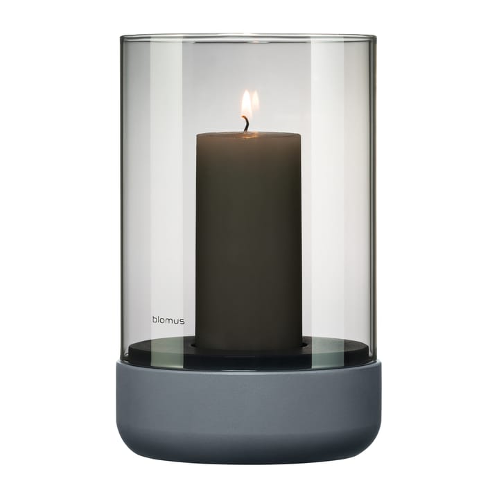Calma stormlykt Ø12 cm, Gray-smoke blomus