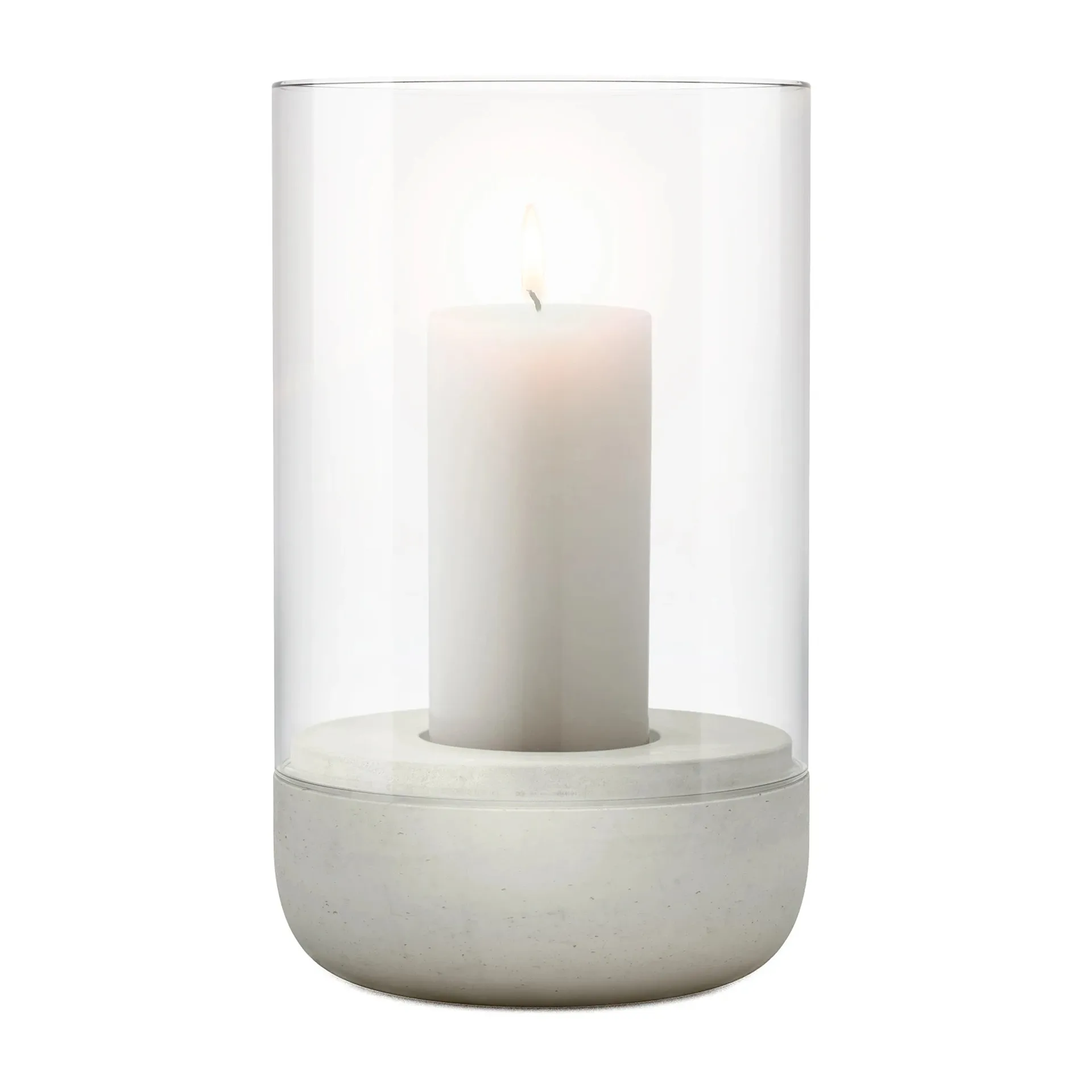 Calma stormlykt Ø12 cm, Light grey blomus