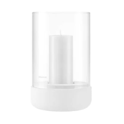 Calma stormlykt Ø12 cm, Lily white blomus