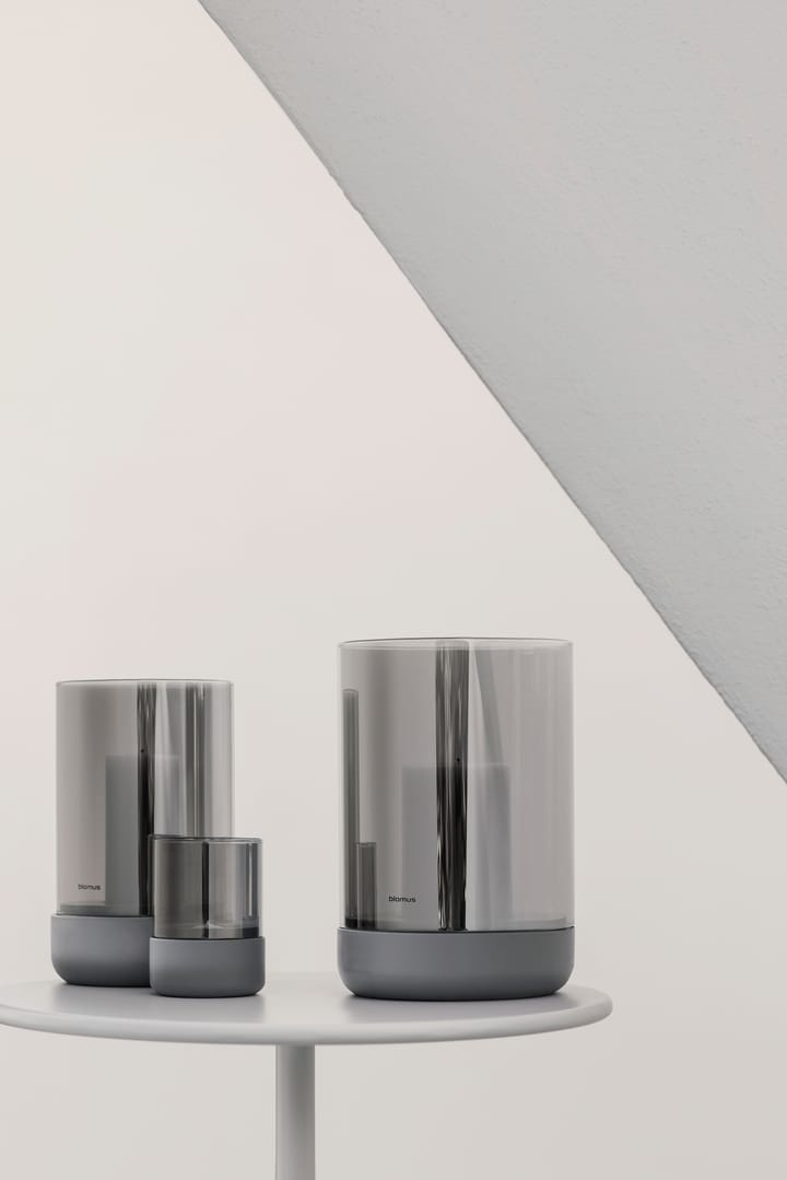 Calma stormlykt Ø15 cm, Gray-smoke blomus