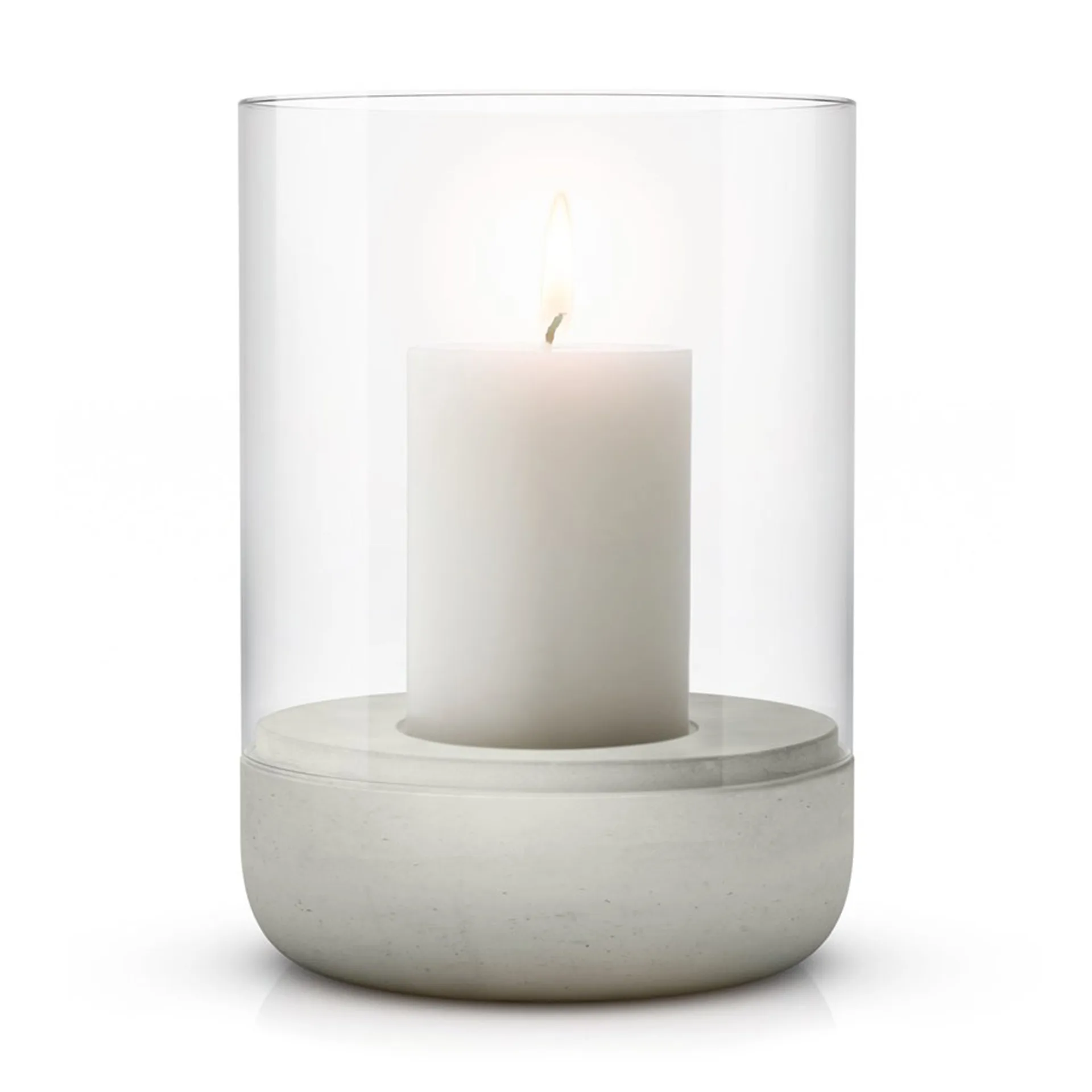 Calma stormlykt Ø15 cm, Light grey blomus