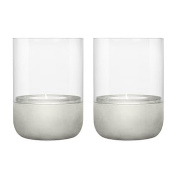 Calma Telysholder Ø 7 cm 2-pakning - Light grey - blomus