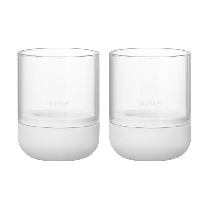 Calma Telysholder Ø 7 cm 2-pakning - Lily white - Blomus