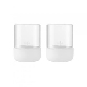 Calma Telysholder Ø 7 cm 2-pakning - Lily white - blomus