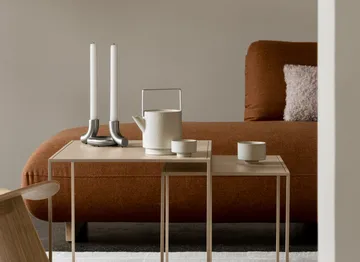 Doodle lysestake 2‑pakning - Matt rustfritt stål - blomus