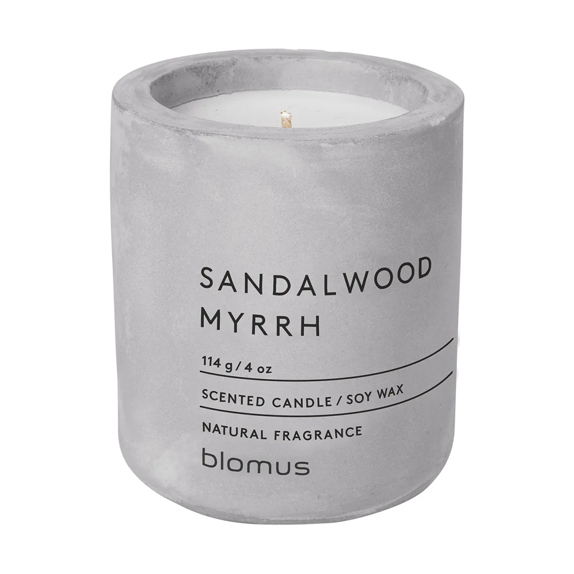 Fraga duftlys 24 timer, Micro chip-Sandalwood & Myrrh blomus