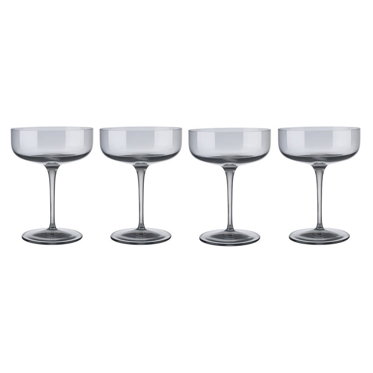 blomus Fuum champagneglass coupe 30 cl 4-pakning Smoke