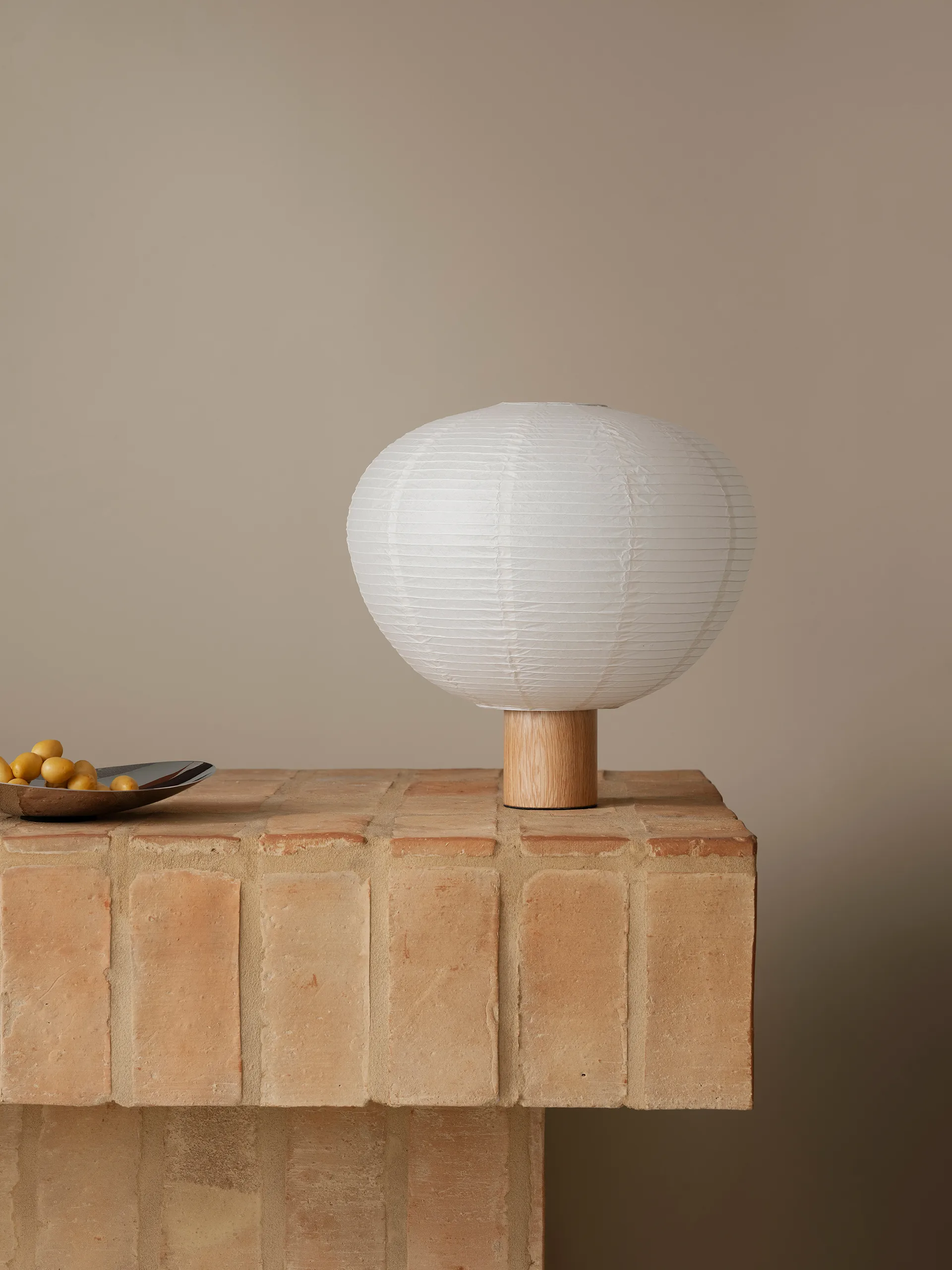 Kami bordlampe 46 cm, Eik blomus