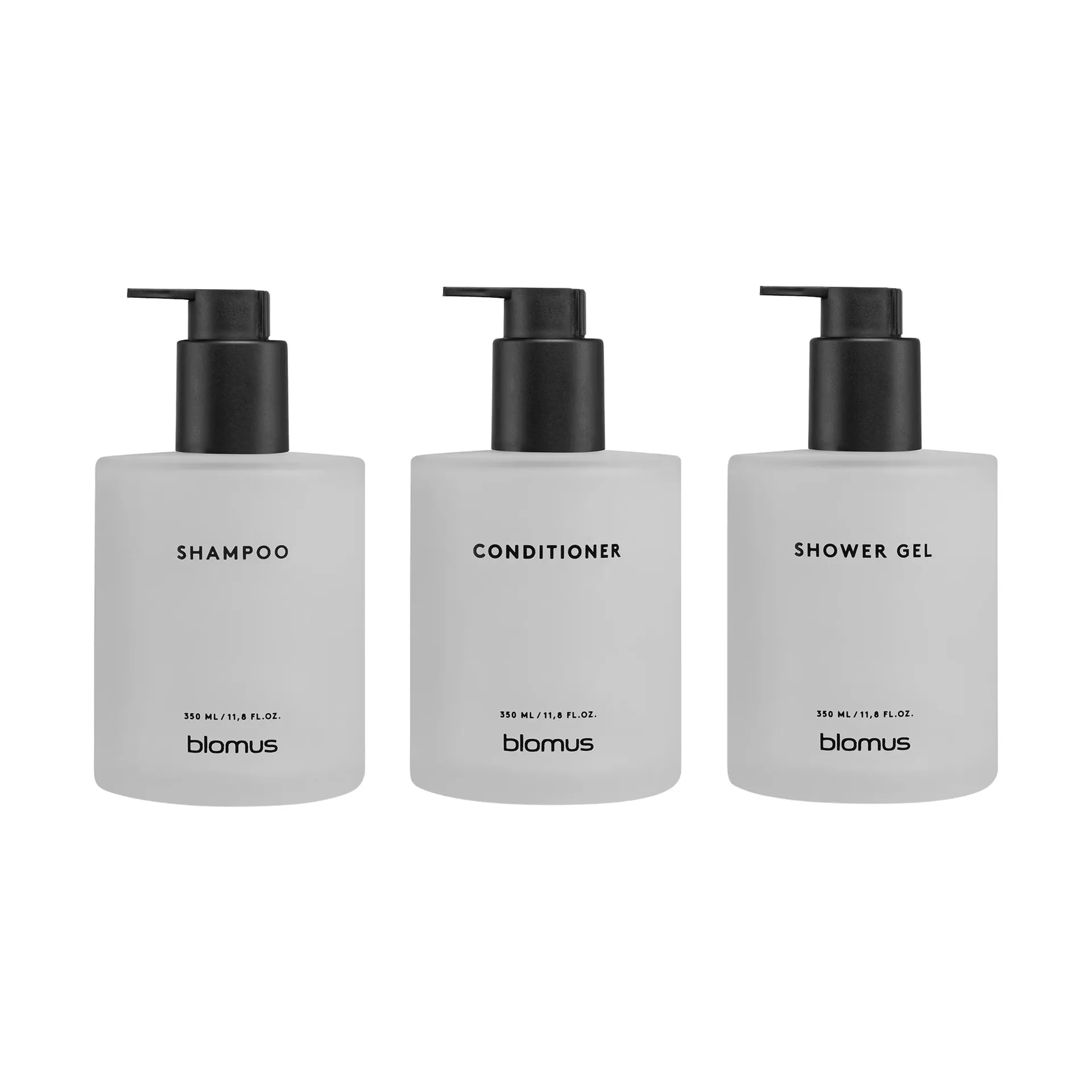 Kirei glassflasker inkl. veggholder 3-pakning, Hvit, limmontert blomus