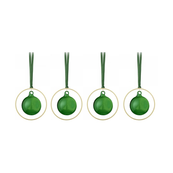 KITAI juletrekule 8,5 cm 4-pakning, Duck green blomus