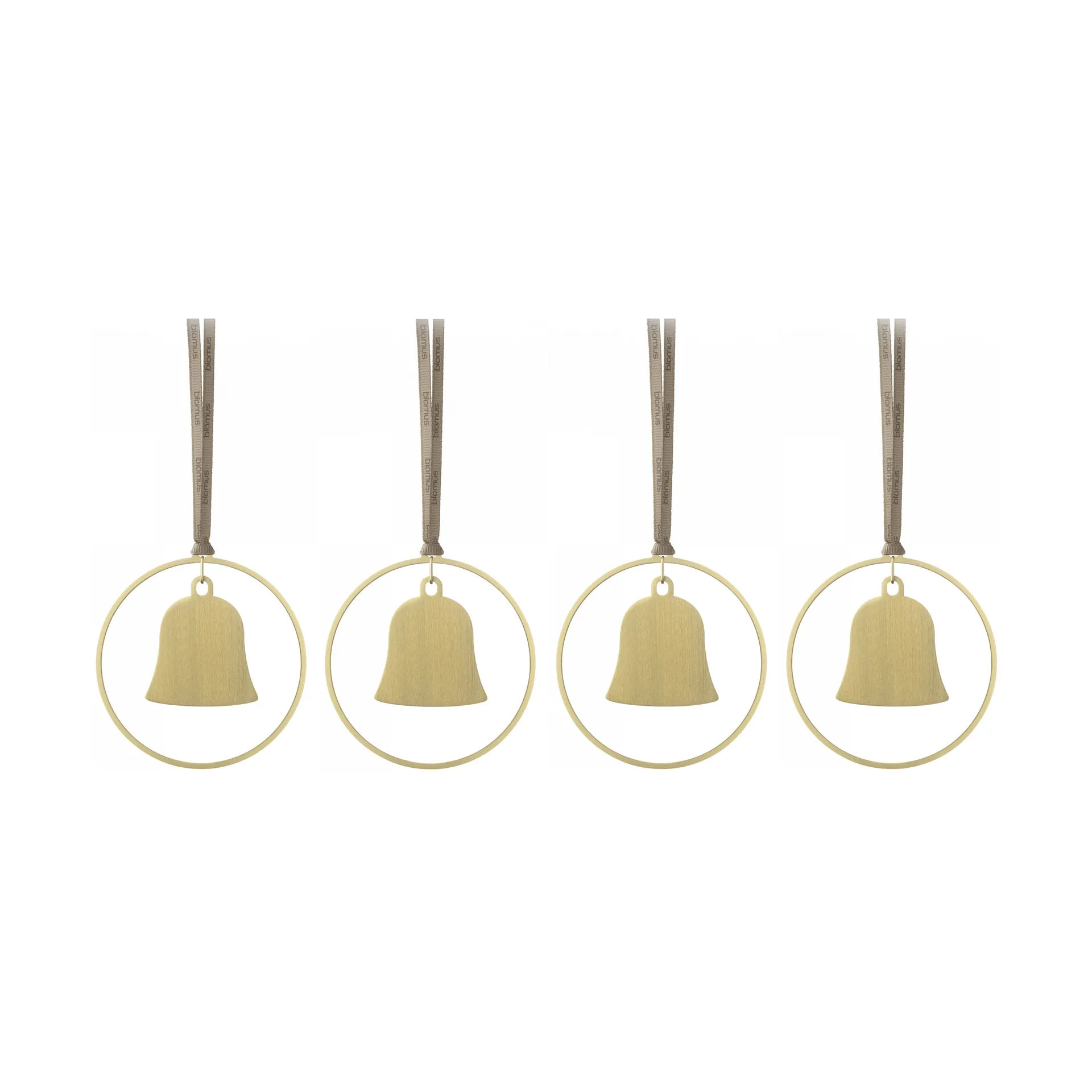 KITAI julhänge 8,5 cm 4-pakning, Bells blomus