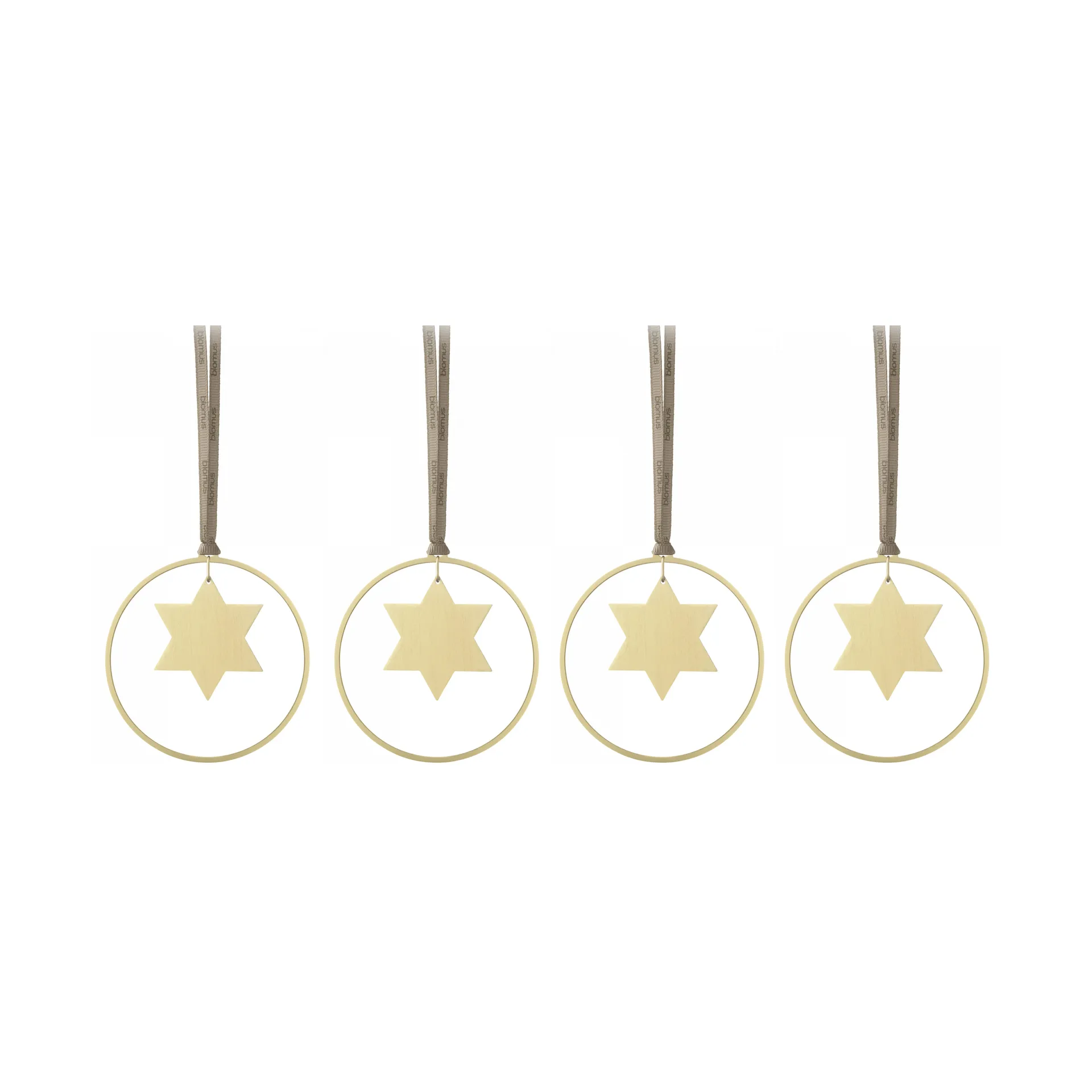 KITAI julhänge 8,5 cm 4-pakning, Stars blomus