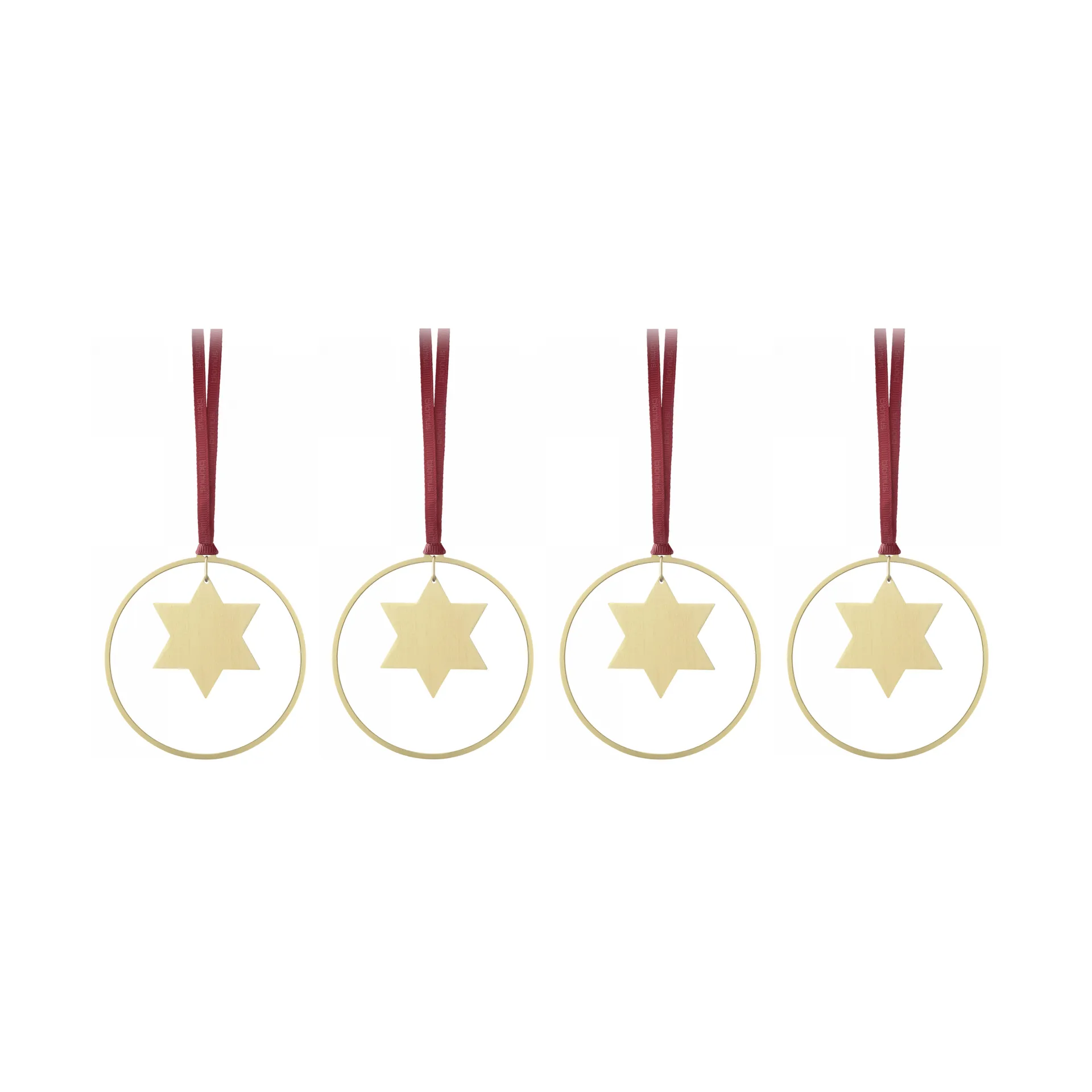 KITAI julhänge 8,5 cm 4-pakning, Stars blomus