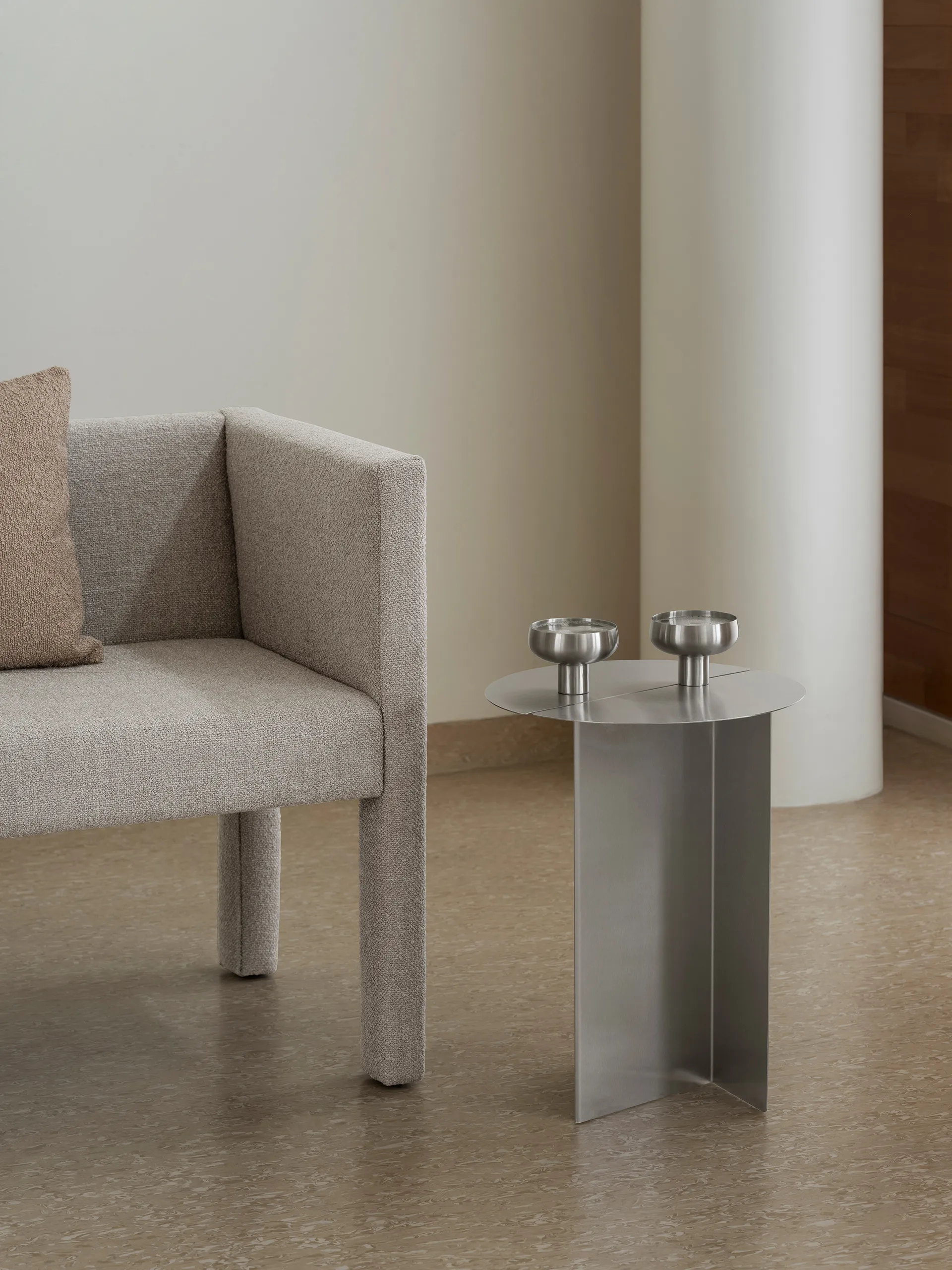 Koyoi champagneglass Coupe 9 cl, Rustfritt stål blomus