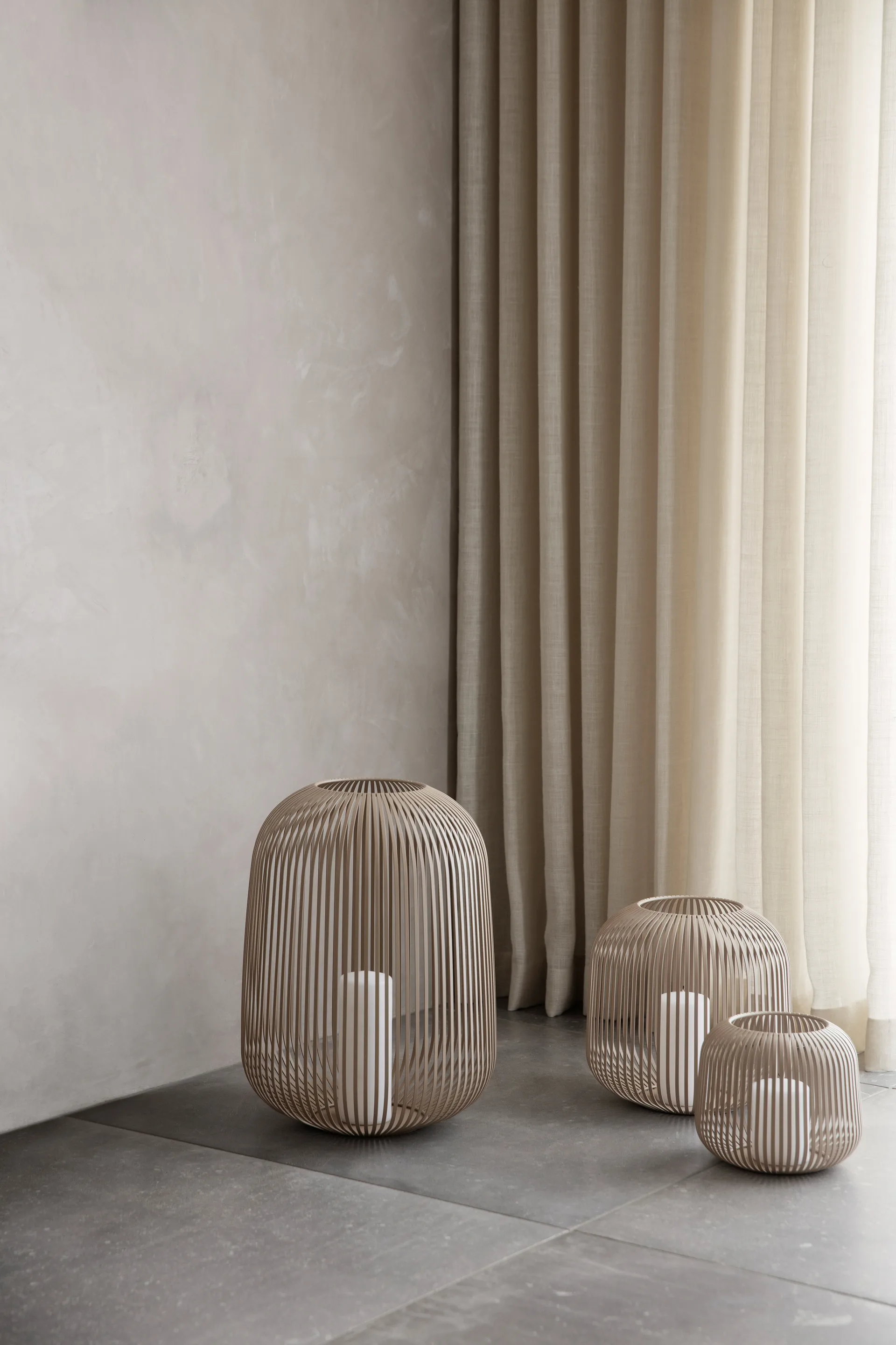 Lito lanterne lyslykt Ø27.5 cm, Beige blomus