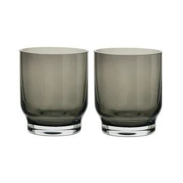 Lungo drikkeglass 25 cl 2-pakning - Smoke - blomus
