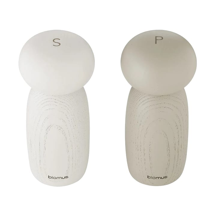 Moli Salt- og pepperkvernsett 13 cm, Moonbeam blomus