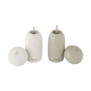 Moli Salt- og pepperkvernsett 13 cm - Moonbeam - blomus